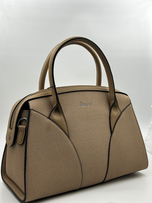 Structured Satchel Handbag